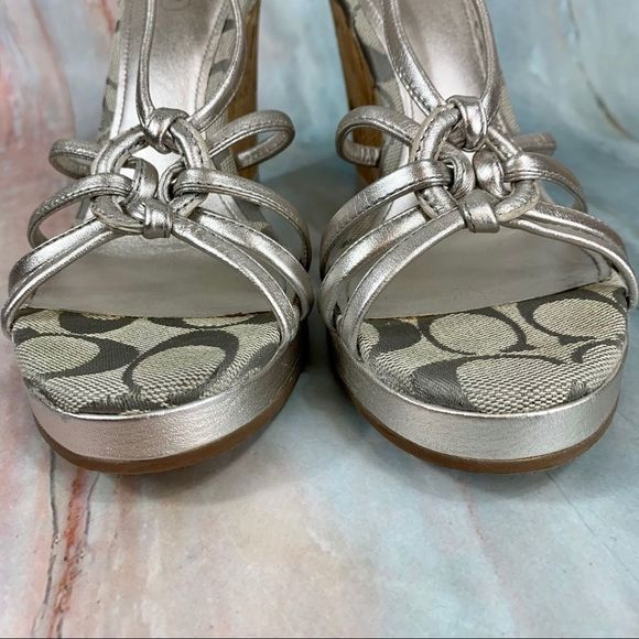 EUC Coach Joslin Wedge Sandal NICE!! - Picture 13 of 16